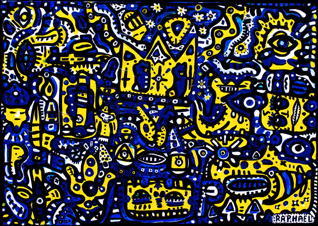 This Is a Revolution, painting artwork by Space Raphaël