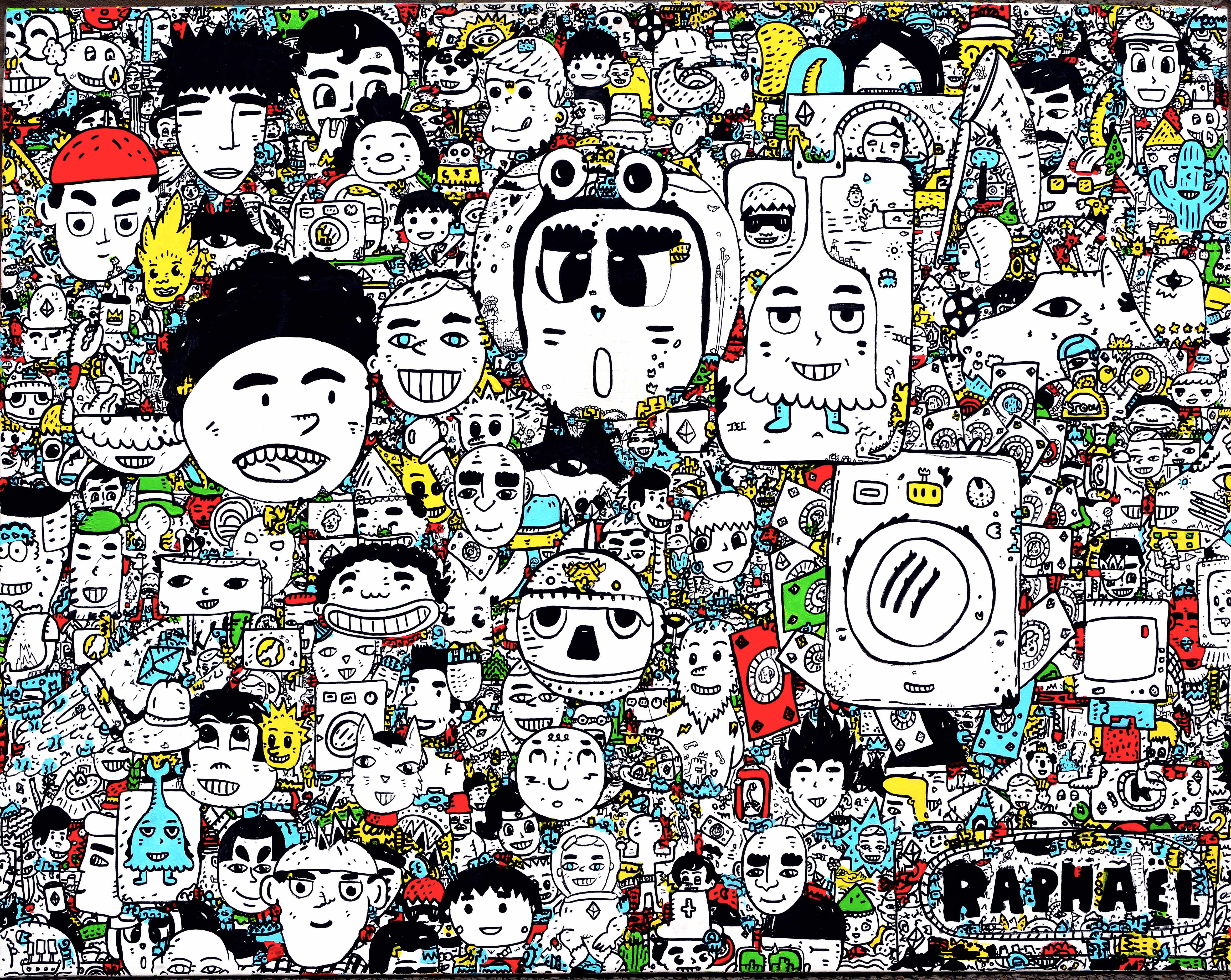 Tomorrow Joe, painting artwork by Space Raphaël