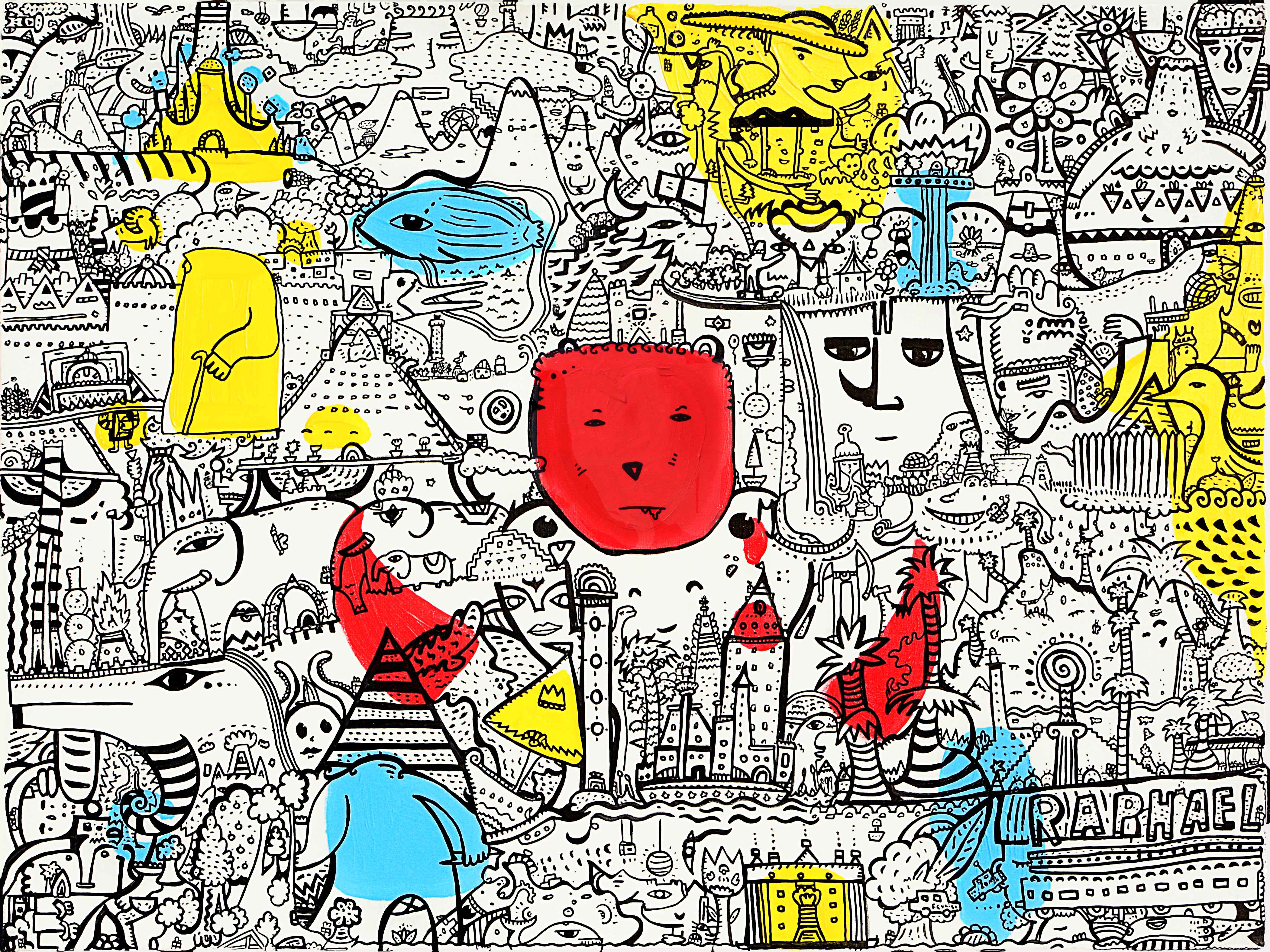 Veritas Natura, painting artwork by Space Raphaël