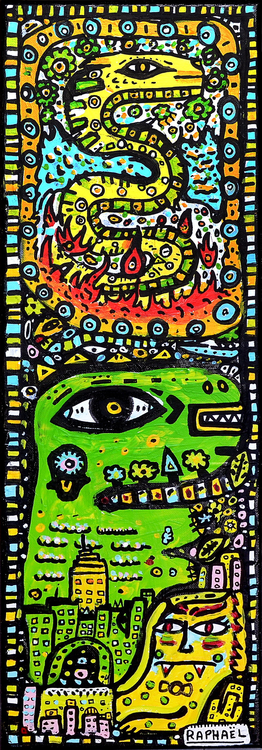 Watchit, painting artwork by Space Raphaël
