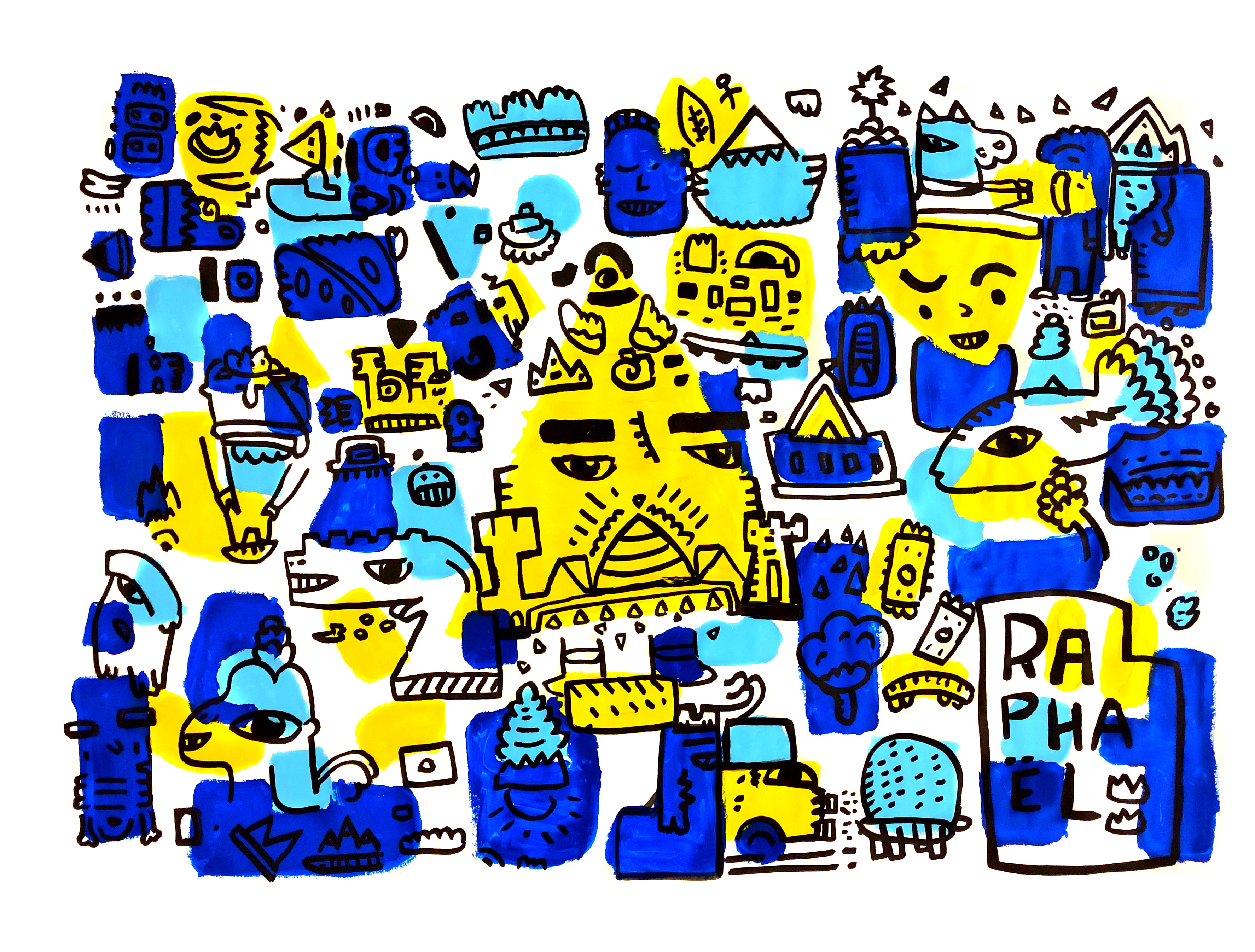 Wittelsbach, drawing artwork by Space Raphaël